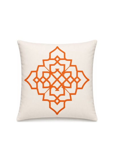 Orange Bone Renk 5'li Kırlent Kılıfı Seti Twill Kumaş Gizli Fermuar 43x43 Cm Turuncu - 916508067 Turuncu