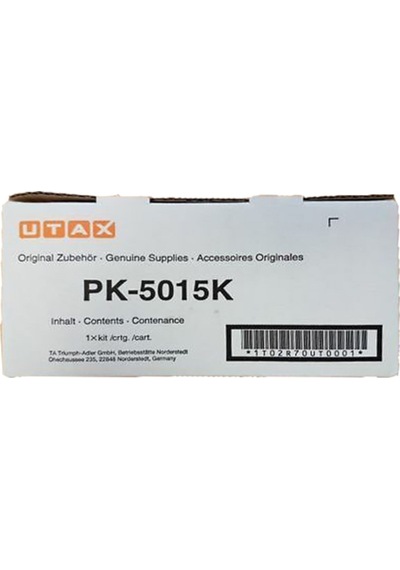 Utax Pk-5015K Siyah Spot Fotokopi Toneri