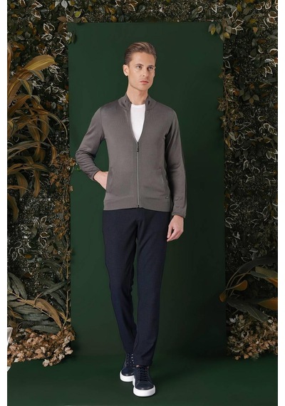 Efor Tr 860 Slim Fit Füme Klasik Triko Füme