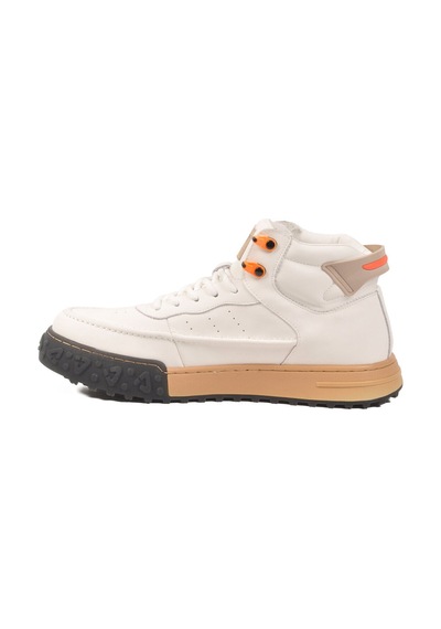 Marcomen Beyaz Hakiki Deri Bağcıklı Erkek Sneaker 152-18111 M Beyaz