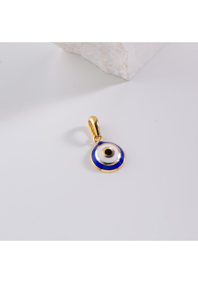 Goldkupe 14 Ayar Altın Nazar Kolye Ucu 0,72 Gr-3456
