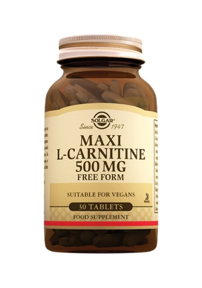Solgar Maxi L Carnitine 500 Mg 30 Tablet Maksi L Karnitin