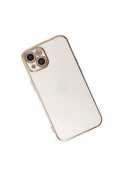 Apple iPhone Uyumlu - 14 Plus Kılıf Volet Silikon - Beyaz