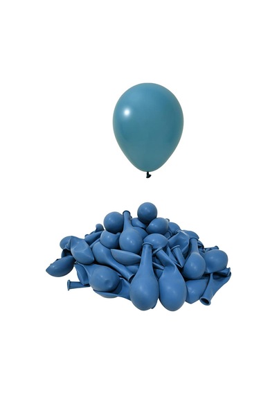 12 İnç Okyanus Mavisi 10 Adet Balon