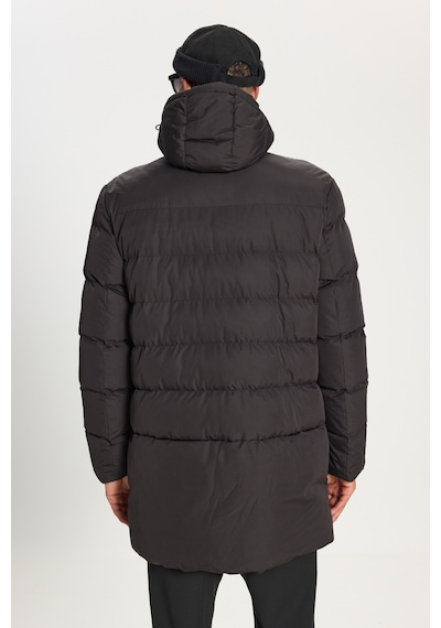 AC&Co / Altınyıldız Classics Erkek Sıyah Standart Fit Normal Kesim Kapüşonlu Dik Yaka Yan Cepli Kaban Siyah AC&Co / Altınyıldız Classics Erkek Sıyah Standart Fit Normal Kesim Kapüşonlu Dik Yaka Yan Cepli Kaban Siyah