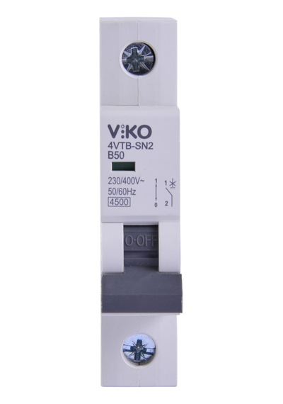 Viko 4vtb-1b50 Otomatik Sigorta 4,5ka B Tipi 1 Kutup 50a 10