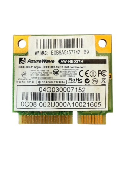 Aw-nb037h Wıfı+bt Ar5b195 04g030007152 0c08-002u000a10021605