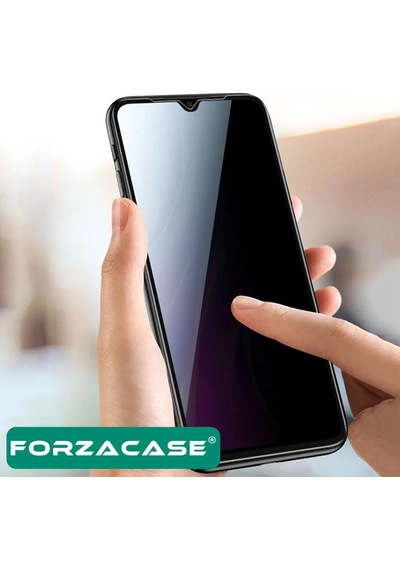 Forzacase Samsung Galaxy Uyumlu S24 Plus İçin Privacy Hayalet Ekran Koruyucu Seramik Film - Fc292 Siyah