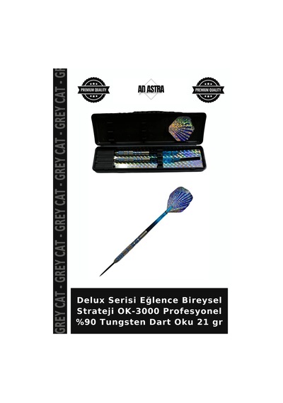 Delux Serisi Eğlence Bireysel Strateji Ok-3000 Profesyonel %90 Tungsten Dart Oku 21 Gr