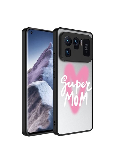 Xiaomi Mi 11 Ultra Kılıf Aynalı Desenli Kamera Korumalı Parlak Zore Mirror Kapak Süper Anne