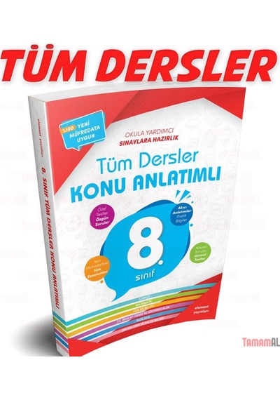 8.Sınıf Tüm Dersler Soru Bankası + Konu Anlatım + Yaprak Test Set