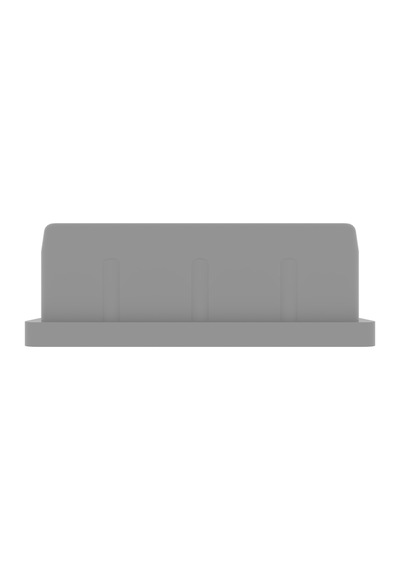 Cateksss 30x60 Mm Düz İç Profil Tapası Ral7035 - 42 Li Paket Gri