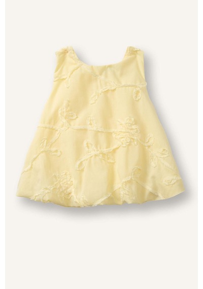Defacto 3d Poplin Kısa Kollu Gömlek Kız Bebek H4736a526smyl149 Sarı-yl149