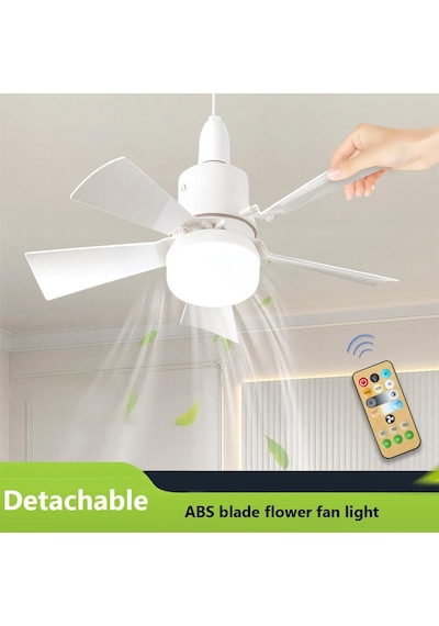 82 Watt 3 Renk Yanma Modlu Dimlenebilir Cata Karayel Kumandalı Fan Led Ampul