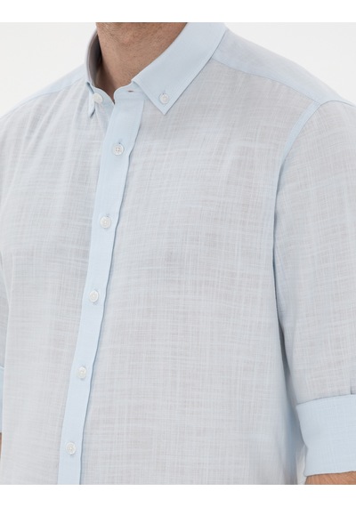 Pierre Cardin Erkek Açık Mavi Gömlek Desenli 50302710-vr003 Açik Mavi