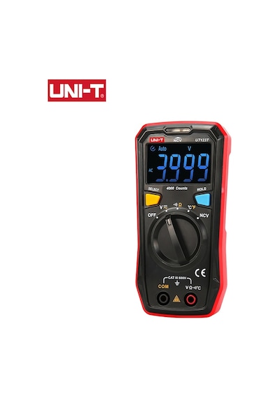 Unı-t Ut123t Dijital Mini Multimetre Test Cihazı Otomatik Dc Ac Voltmetre Frekans Kapasite Ohm Metre Ölçüm Aletleri