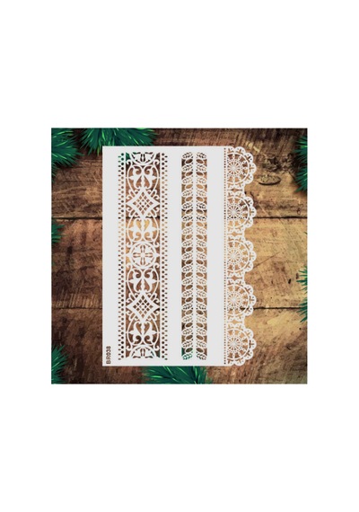 Kk Swords Stencil Tasarım Br038- Dekoratif Duvar, Eşya, Fayans,kumaş Boyama Şablonları