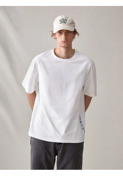 Beyaz Oversıze Blue Tokyo Tshirt Beyaz