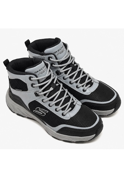Skechers Hillcrest 2.0 Woodrock Peak 237804-gybk Water Repellent Outdoor Erkek Bot Gri