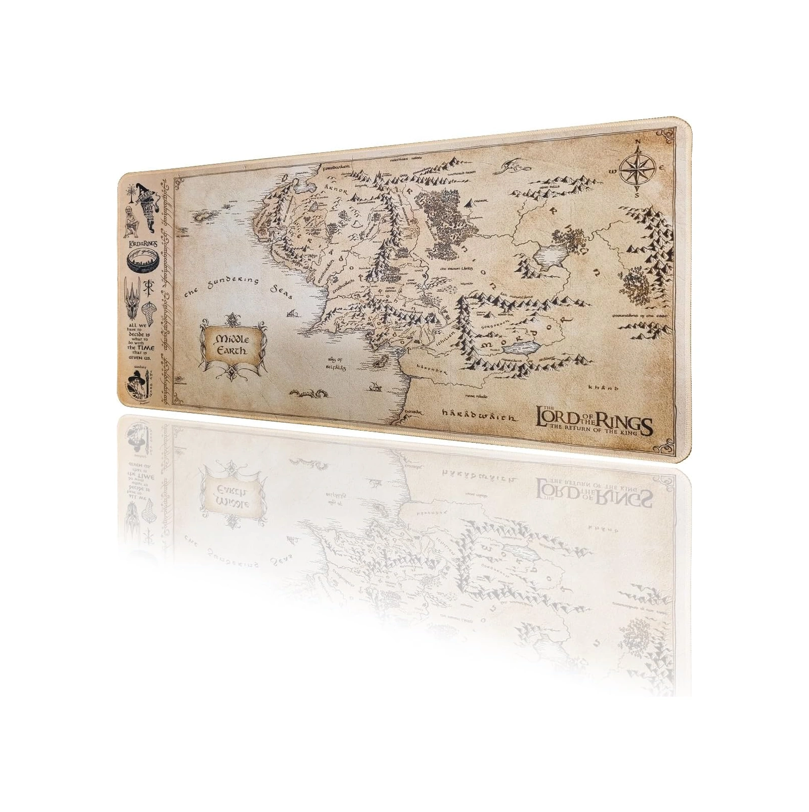 Lotr Yüzüklerin Efendisi Oyun Gaming Klavye Mouse Pad 80x40 Cm