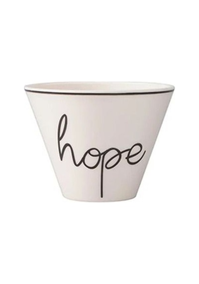 Hope Yazılı 13 Parça 6 Kişilik Kahvaltı Takımı Beyaz