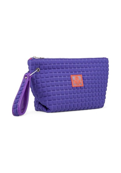 Bilik Deri Scuba Mor Kadın Portföy & Clutch Çanta Yeliz Mor