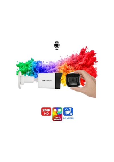 Ds-2cd1021g2-lıuf 2mp H.265+ Mikrofonlu Ip Kamera