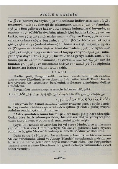 Delilüs-salikin Siracül-müttakin Tercümesi 2 Cilt Takım Türk...
