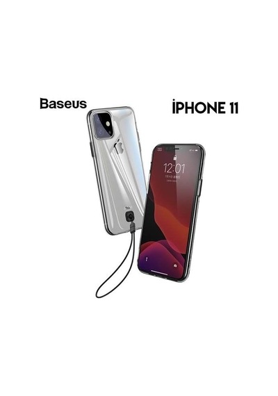 Transparent Key, 11 Pro Cep Telefonu Kılıfı, Şeffaf/ Füme