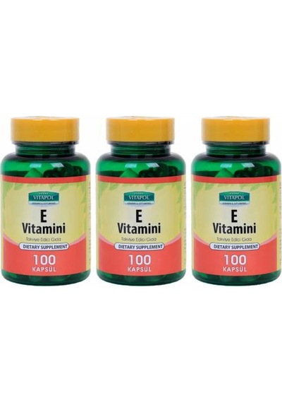 Vitapol E Vitamini 400 Iu 268 Mg 3X100 Kapsül