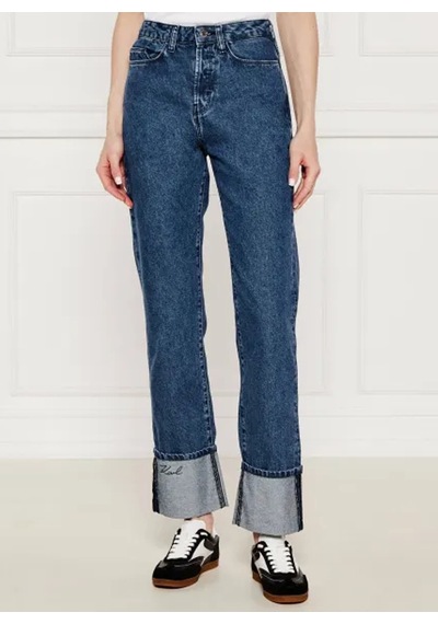 Karl Lagerfeld Mavi Kadın Denim Pantolon A3w10017