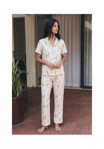 Fit Women Viskon Karışım Homewear Çok Renkli Pijama Takımı