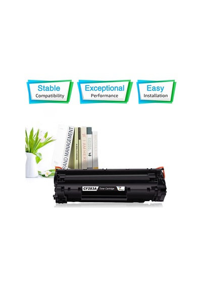 Hp Laserjet Pro Mfp M 127 Fw 125 M125 Nw 225 M125nw M127fn M127fn M127fn M201dw Yazıcı İçin 2 Paket Cf283a Siyah Tone