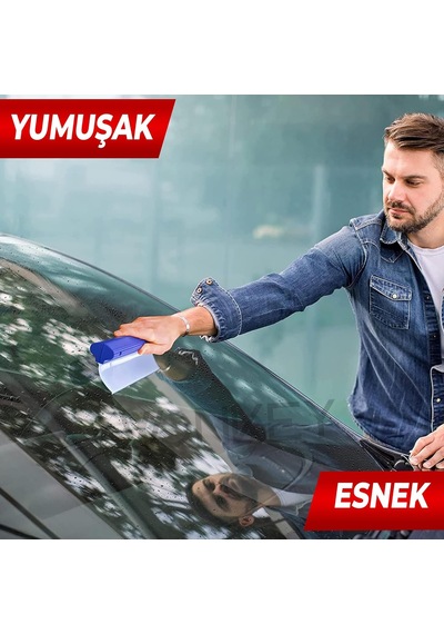 Silikon Uçlu Kaporta Su Çekeceği, Oto Araba Yıkama Kurulama Su Alma Çekeçek, Otomobil Cam Su Çekme Aparatı, Oto Çekcek