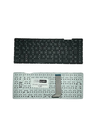 Asus İle Uyumlu K451, K451lb, K451ln Notebook Klavye Siyah Tr