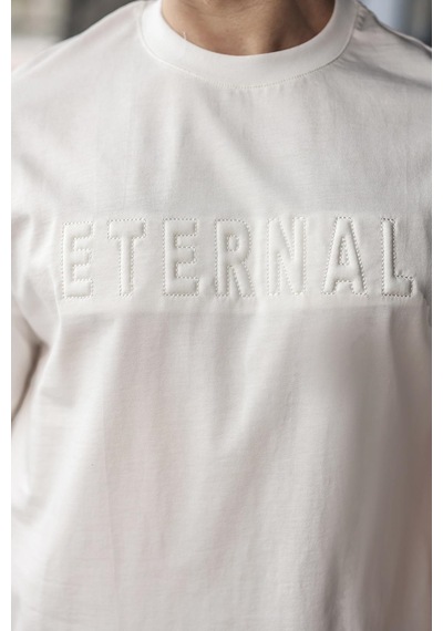 Ekru Erkek Şort T-shirt Takım E7347