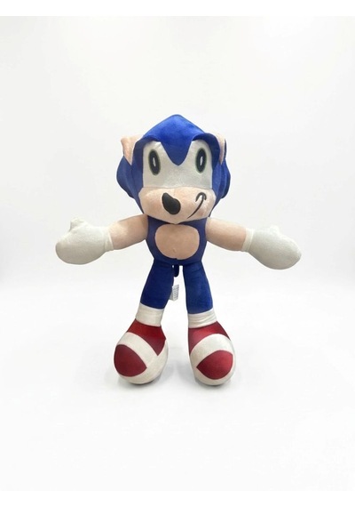 Sonik Boom 40 Cm Büyük Boy Kirpi Sonic Figür Peluş Oyuncak Mavi