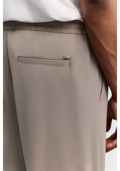 Avva Erkek Vizon Beli Lastikli Bağcıklı Kolay Ütülenen Relaxed Fit Jogger Pantolon A62y3041