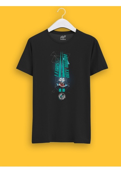 Flood Of Style Lewis Hamilton 2019 Şampiyonluk T-shirt Siyah