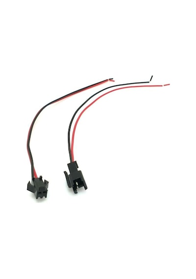 Electroon 2Li Soketli Kablo Dişi-Erkek Takım 10Cm - 50Adet