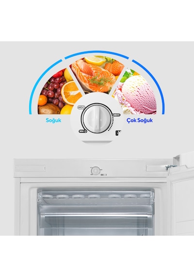 Kumtel HFR-160 160 L 5 Çekmeceli Dikey Derin Dondurucu