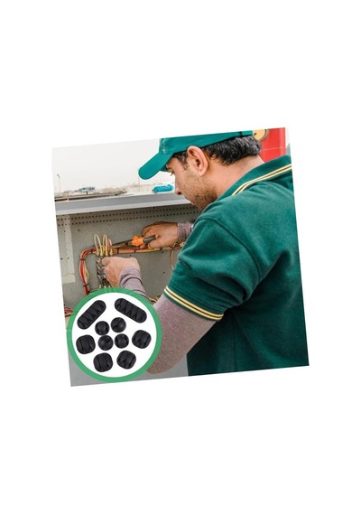 Pm-22778 10 Lu Kablo Düzenleyici Klips Çok Renkli