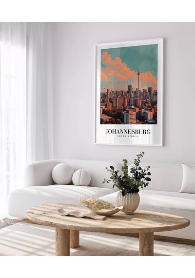 Çerçevesiz Poster Johannesburg Güney Afrika Seyahat