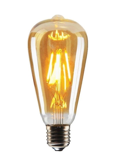 Şahnet 4w Dim Rustik Led Ampul Sarı Işık Armut Edison Ampul