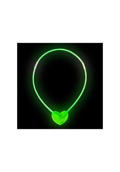 Karanlıkta Yanan Glow Kalp Şekilli Kolye 6 Renk 6 Adet Bx40 Diğer