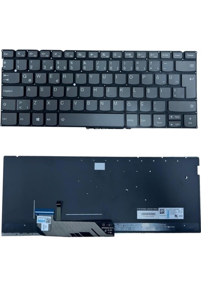 Lenovo Yoga 81j0 Notebook Klavye Füme Tr Işıklı