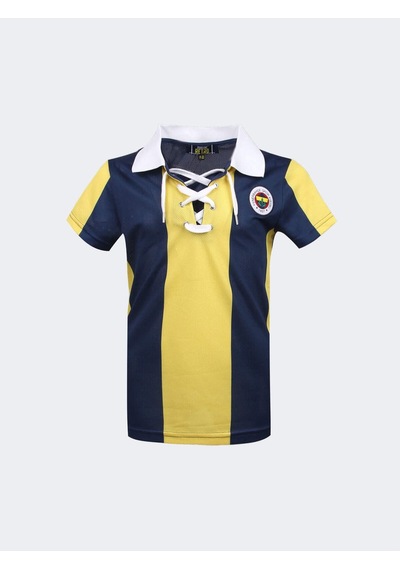 Fenerium Fenerbahçe Çocuk Çubuklu Patli Polo Sari-Lacivert