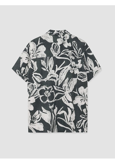 Lcw Vision Siyah Regular Fit Desenli Erkek Gömlek