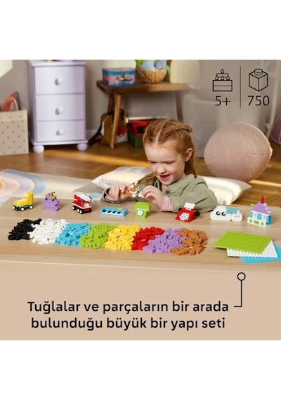 Classic Yaratıcı Yapım Ve Oyun Kutusu 11044-5 Yaş Ve Üzeri Kız Ve Erkek Çocukları İçin Yapılabilir Ev, Köpek,