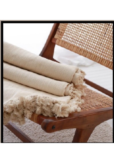 Lexroo %100 Pamuklu Çift Kişilik Pike, Koltuk Örtüsü, Çok Amaçlı Örtü 200x240 Natural Çok Renkli